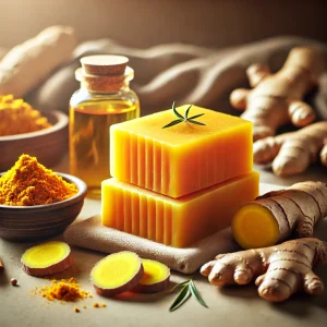 Jabón Revitalizante de Cúrcuma y Jengibre